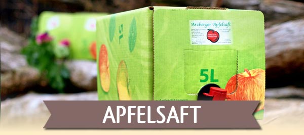 Arzberger Apfelsaft der Imkerei Grabein